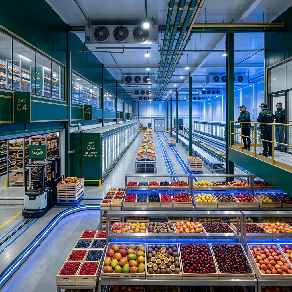 Surgélation de fruits